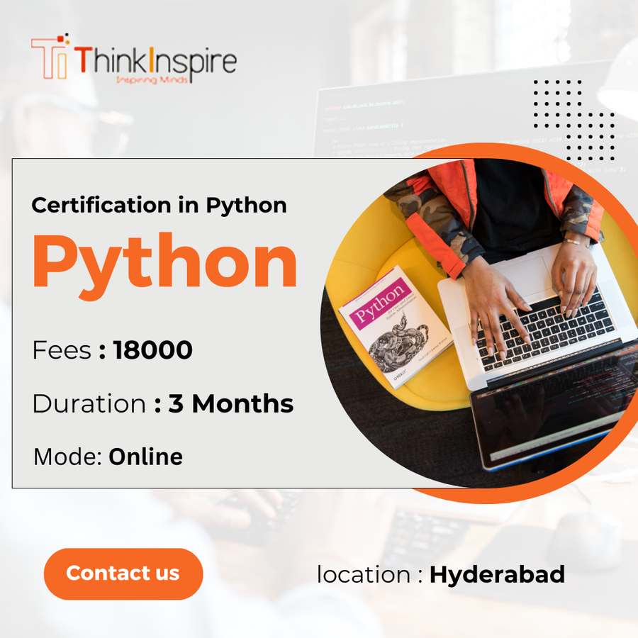 Certification Course in Python at Thinkinspire IT , Hyderabad